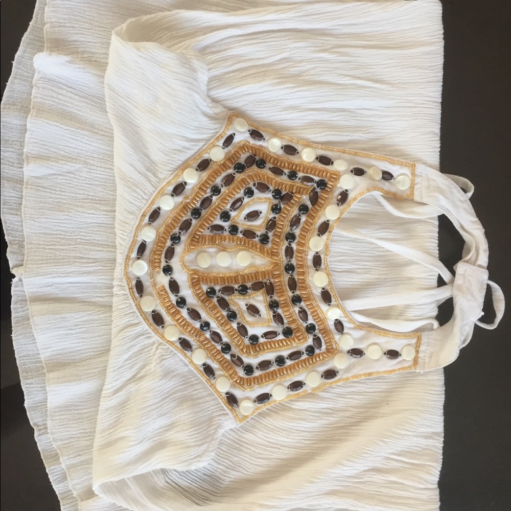 White short dress.